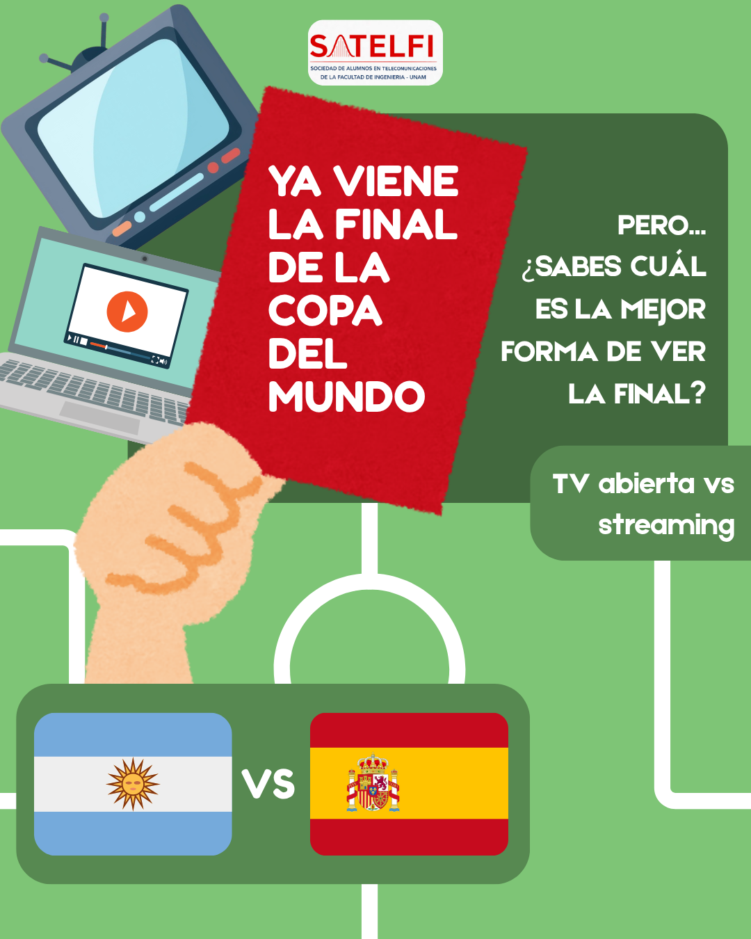 Publicación sobre televisión abierta y streaming